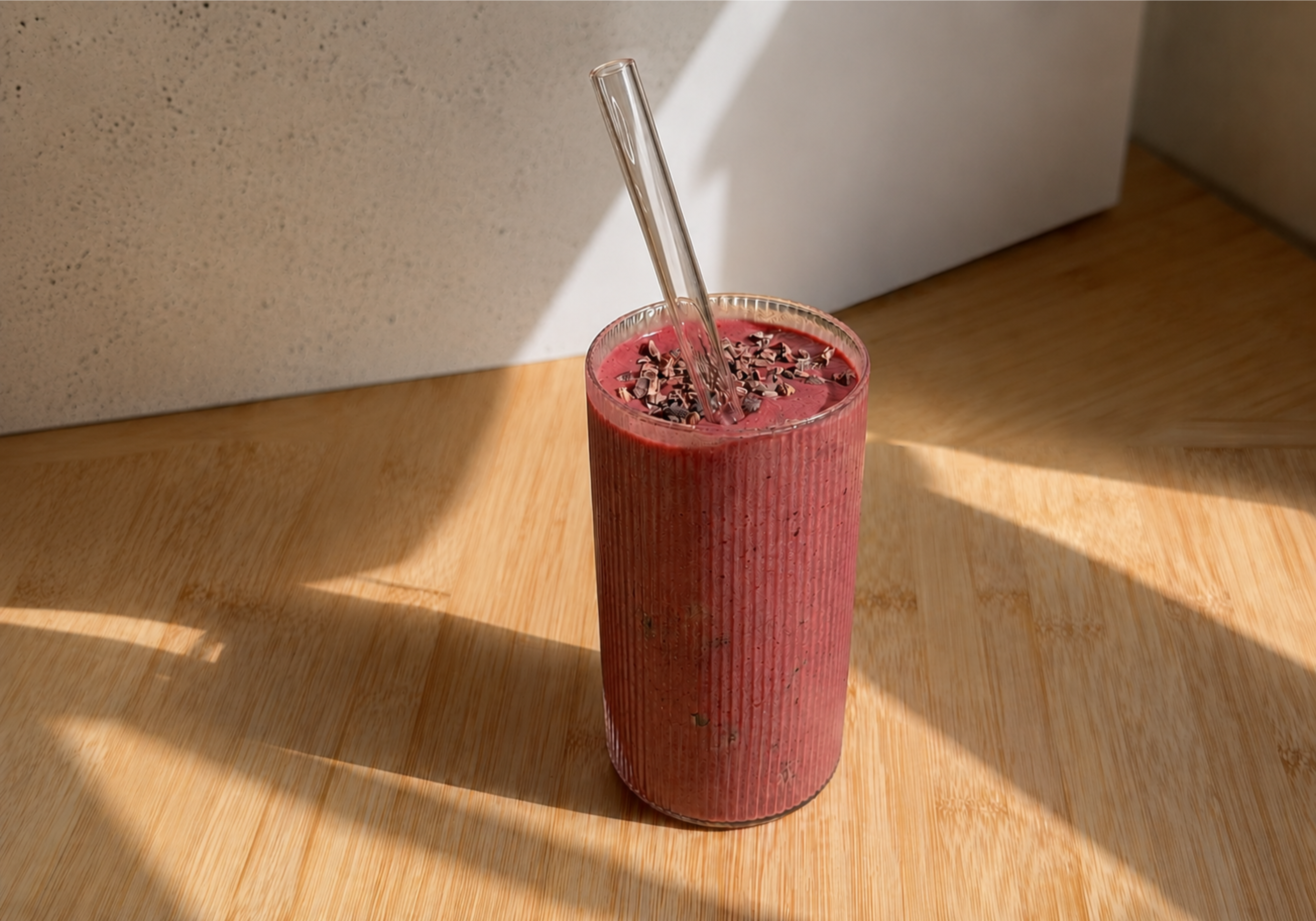 Summer Berry + Cacao Smoothie