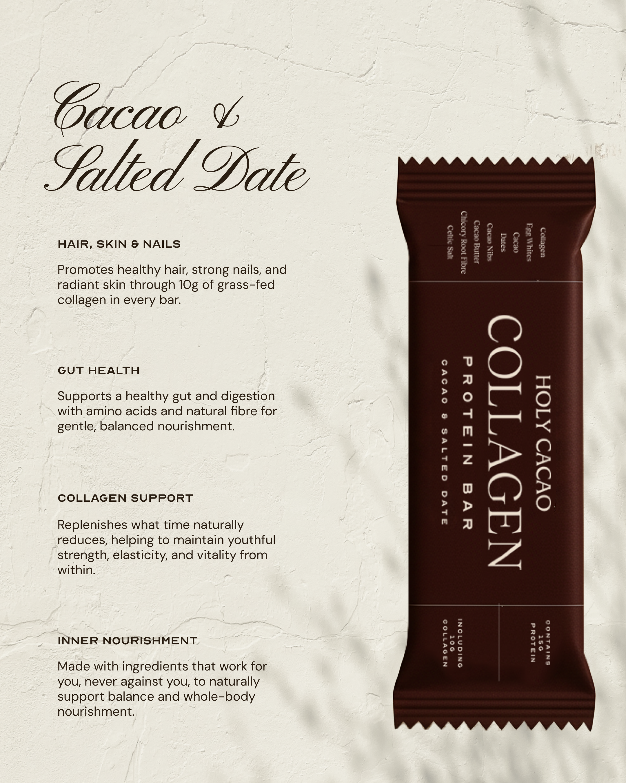 Collagen Bars - Cacao & Salted Date